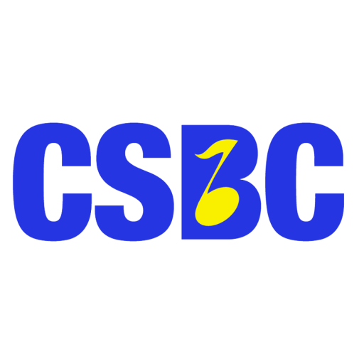 CSBC logo in blue